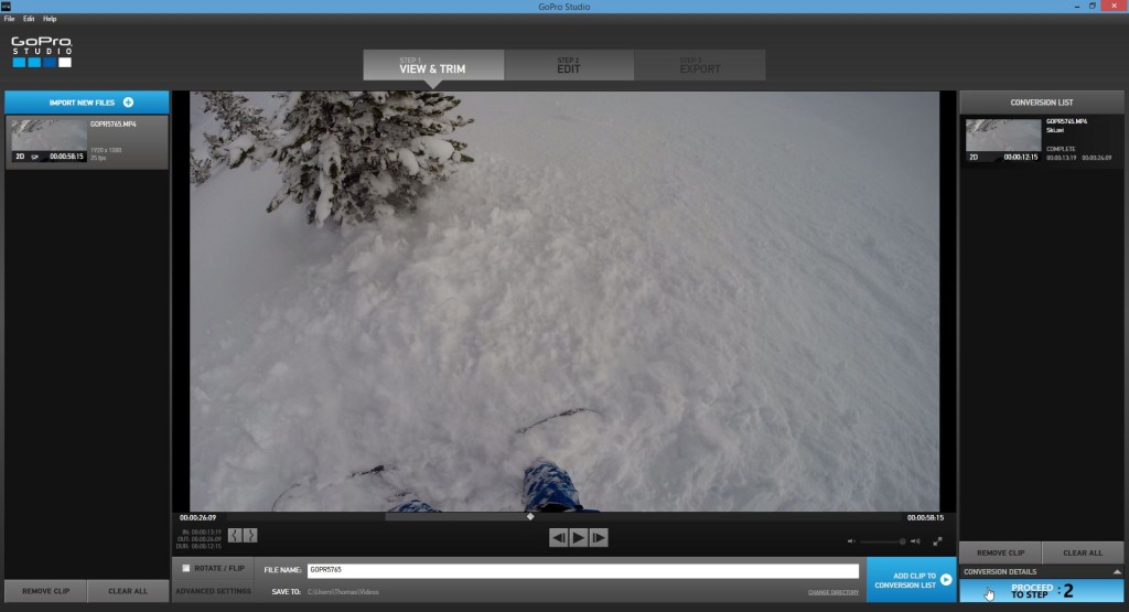 Comment Faire Un Montage Video Avec Gopro Studio Test du logiciel de montage GoPro Studio 2.0 - studioSPORT