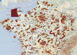 Carte de l'espace aérien pour les drones