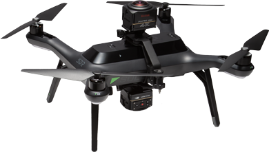 Drone 3DR Solo avec deux caméras Kodak SP360 4K