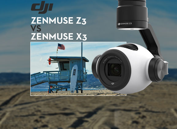 Comparatif DJI Zenmuse Z3 et DJI Zenmuse X3