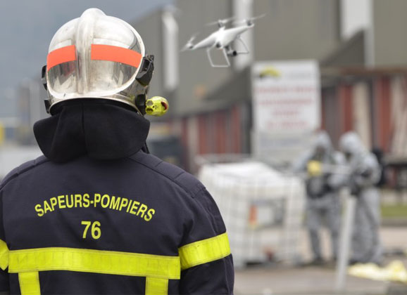 Des drones DJI Phantom 4 aux services des pompiers du SDIS 76 ?