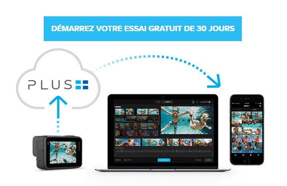 Cloud GoPro PLUS essai gratuit de 30 jours