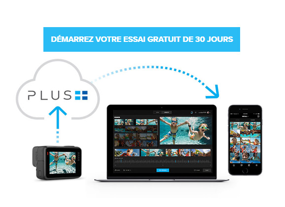 Cloud GoPro PLUS essai gratuit de 30 jours