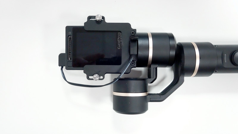 Chargement de la GoPro sur Feiyu G5