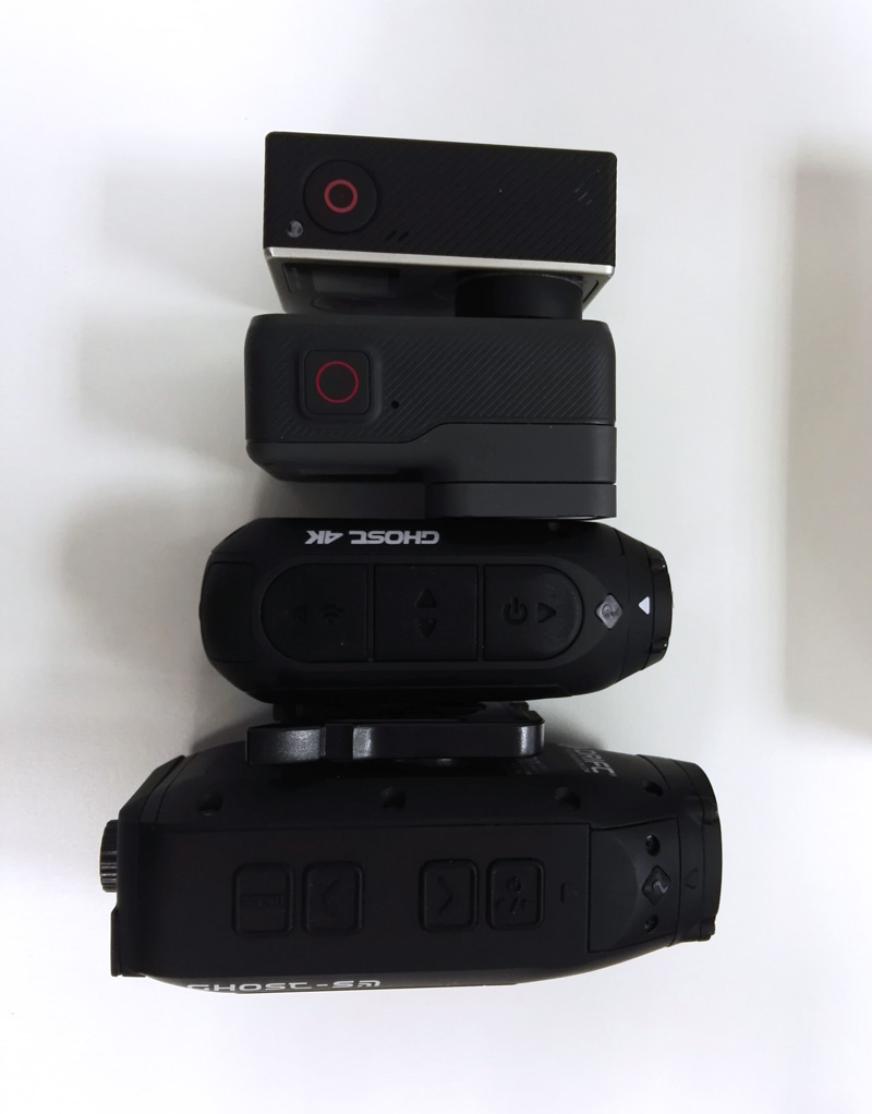 Comparatif Drift Ghost 4K et GoPro