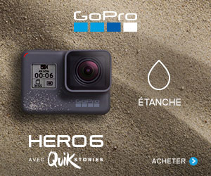 GoPro Hero6 Black étanche 