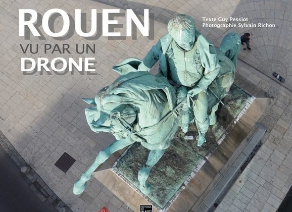 La ville de Rouen vue par un drone