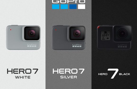 GoPro Hero7 comparatif des trois versions White, Silver & Black