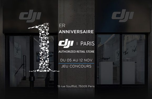 Le DJI Store Paris aura 1 an le 4 novembre !