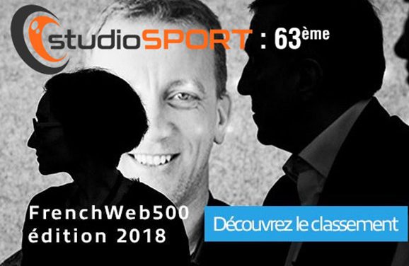 FrenchWeb500 : studioSPORT classé 63ème