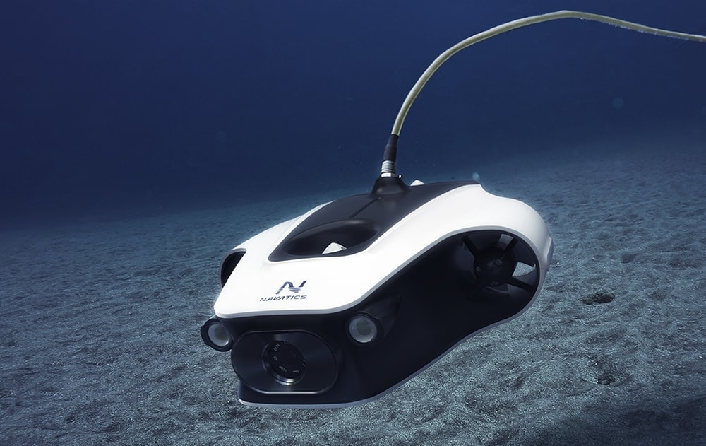 Drone sous marin Navatics MITO vue de face