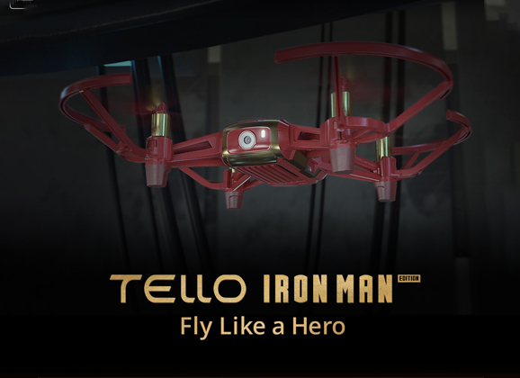 Tello Iron Man, la version Marvel du drone jouet DJI Tello<span class="wtr-time-wrap block after-title"><span class="wtr-time-number">1</span> minutes de lecture</span>