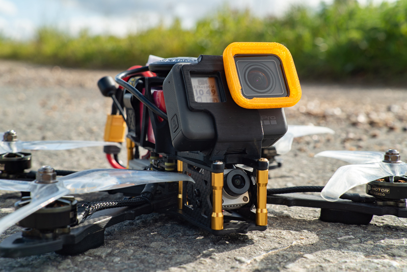 Caméra DJI FPV et GoPro sur drone Corsair