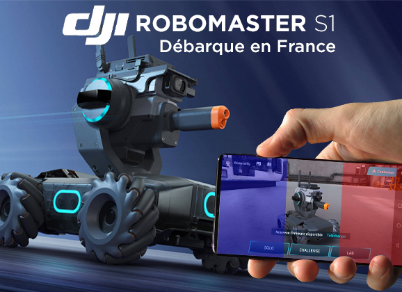 Le DJI Robomaster S1 enfin disponible en France !<span class="wtr-time-wrap block after-title"><span class="wtr-time-number">2</span> minutes de lecture</span>