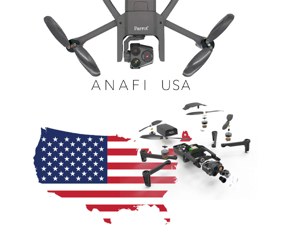 Parrot Anafi USA : un drone pro dans un format réduit