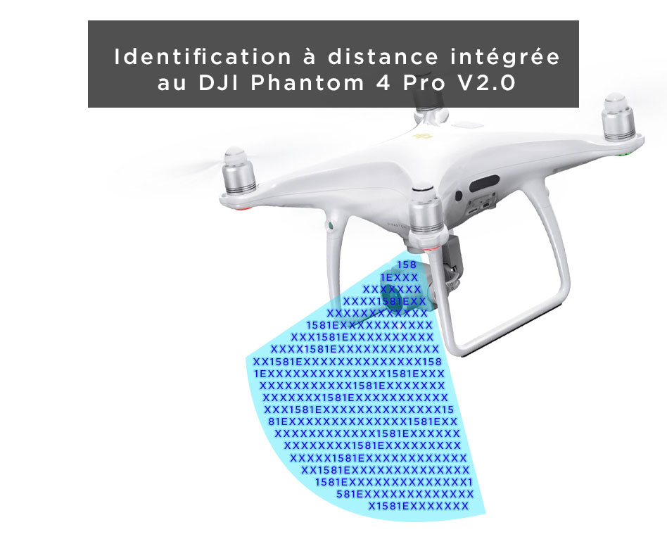 Phantom 4 Pro V2.0 : l’identification à distance disponible