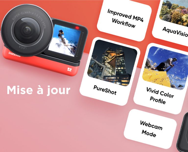 Insta360 One R Mise à jour