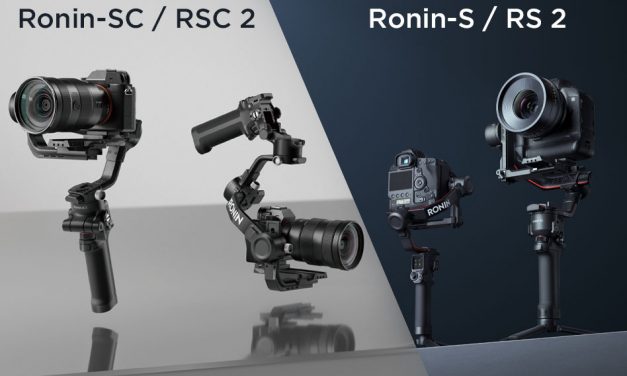 Comparatif technique Ronin-S vs DJI RS 2 et Ronin-SC vs DJI RSC 2