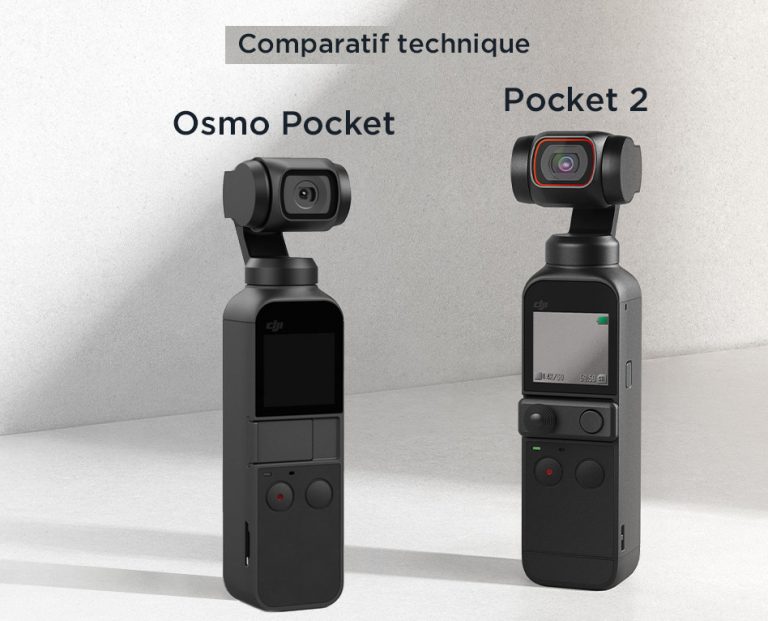 Comparatif technique Pocket 2 et Osmo Pocket
