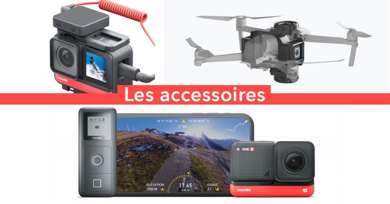 Les accessoires insta360 One R