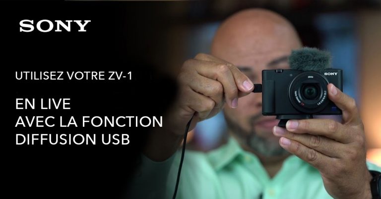 Fonction live Sony ZV-1