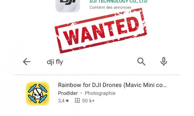 L’application DJI Fly a disparu du Google Play Store ?