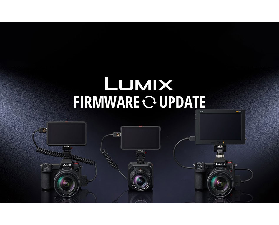 Mise à jour firmwares Panasonic Lumix S1H, S1R, S1, S5 et BGH1