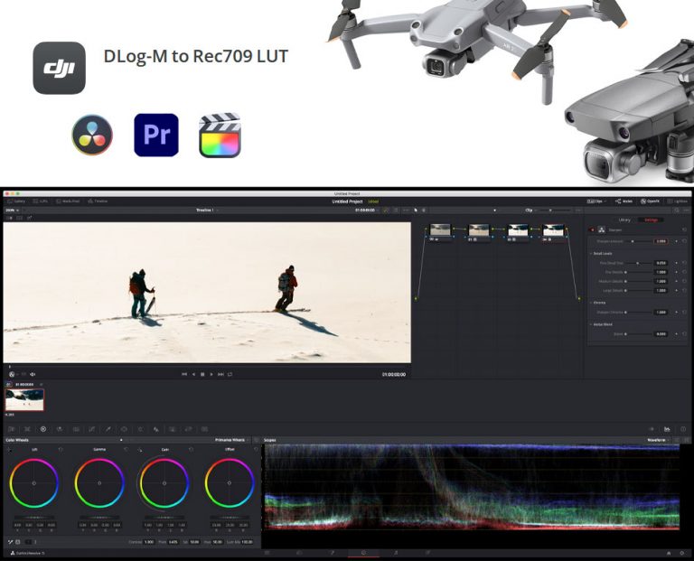 LUT DJI DLog-M vers Rec.709