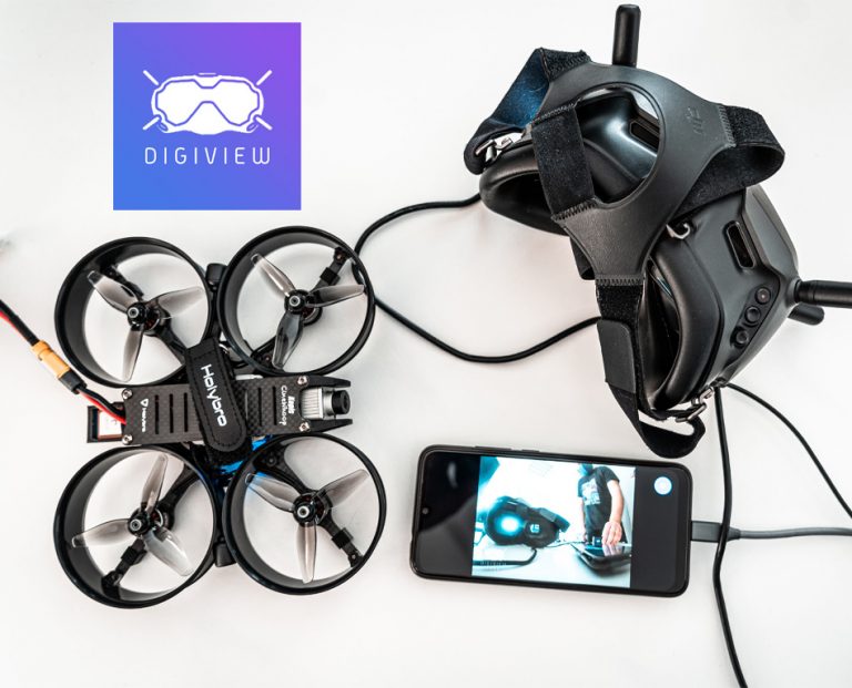 Digiview application android retour video dji fpv