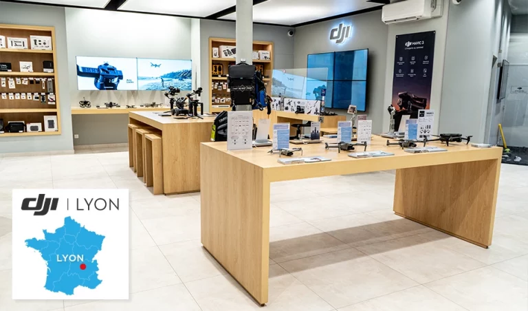 Visuel boutique DJI Store Lyon
