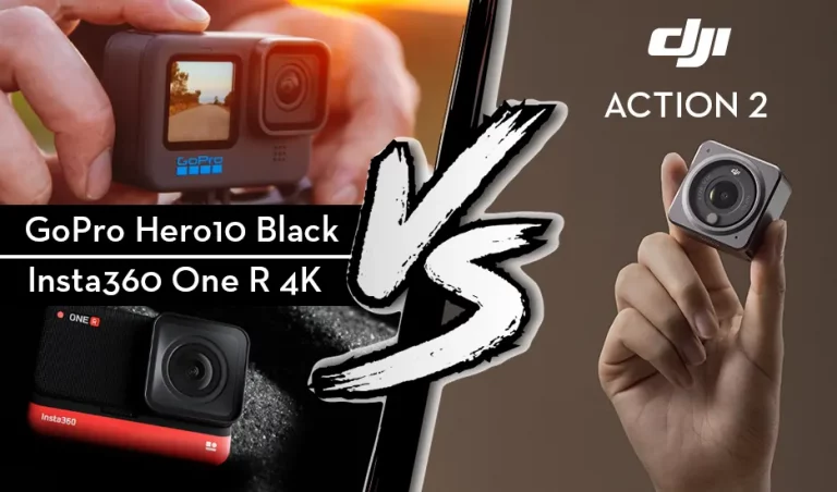 dji action 2 gopro hero10 insta360
