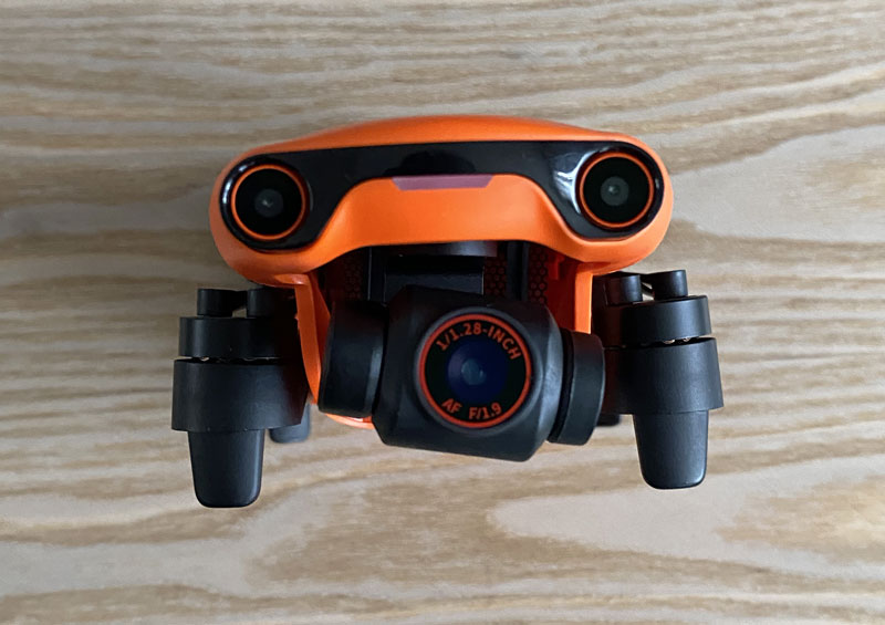 Closeup de la caméra du drone Autel EVO Nano+