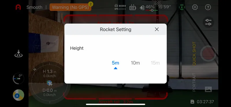 Quick Shot Rocket 5m