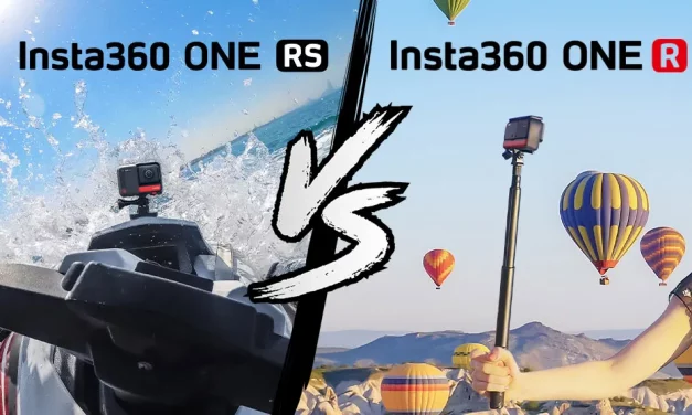 Comparatif technique des caméras Insta360 ONE RS et Insta360 ONE R