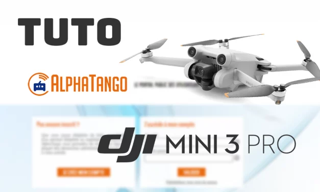 Tuto DJI Mini 3 Pro : s’enregistrer sur AlphaTango