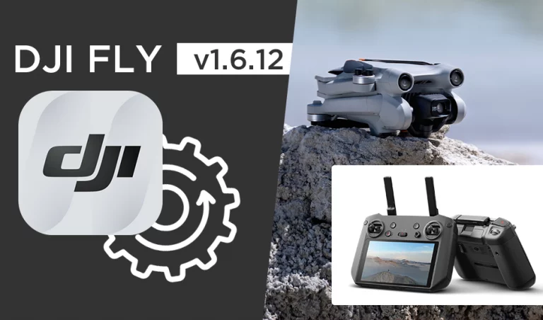 Mise à jour DJI Fly et comp. Mini 3 Pro et DJI RC Pro