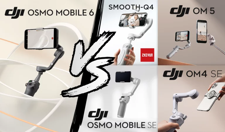 Comparatif DJI Osmo Mobile 6
