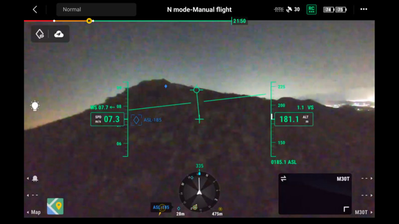 Vision nocturne drone professionnel