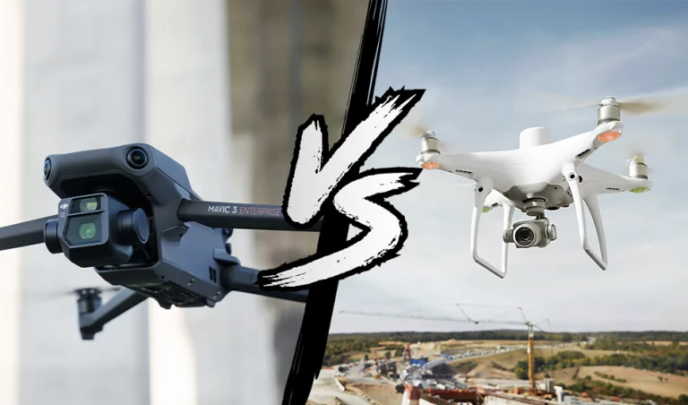 DJI Mavic 3E versus DJI Phantom 4 RTK