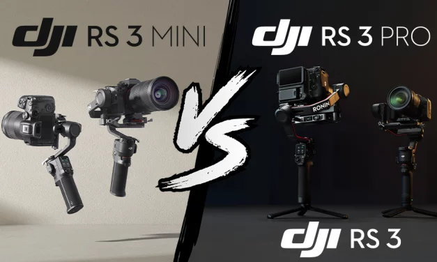 Comparatif DJI RS 3 Mini, DJI RS 3, DJI RS 3 Pro