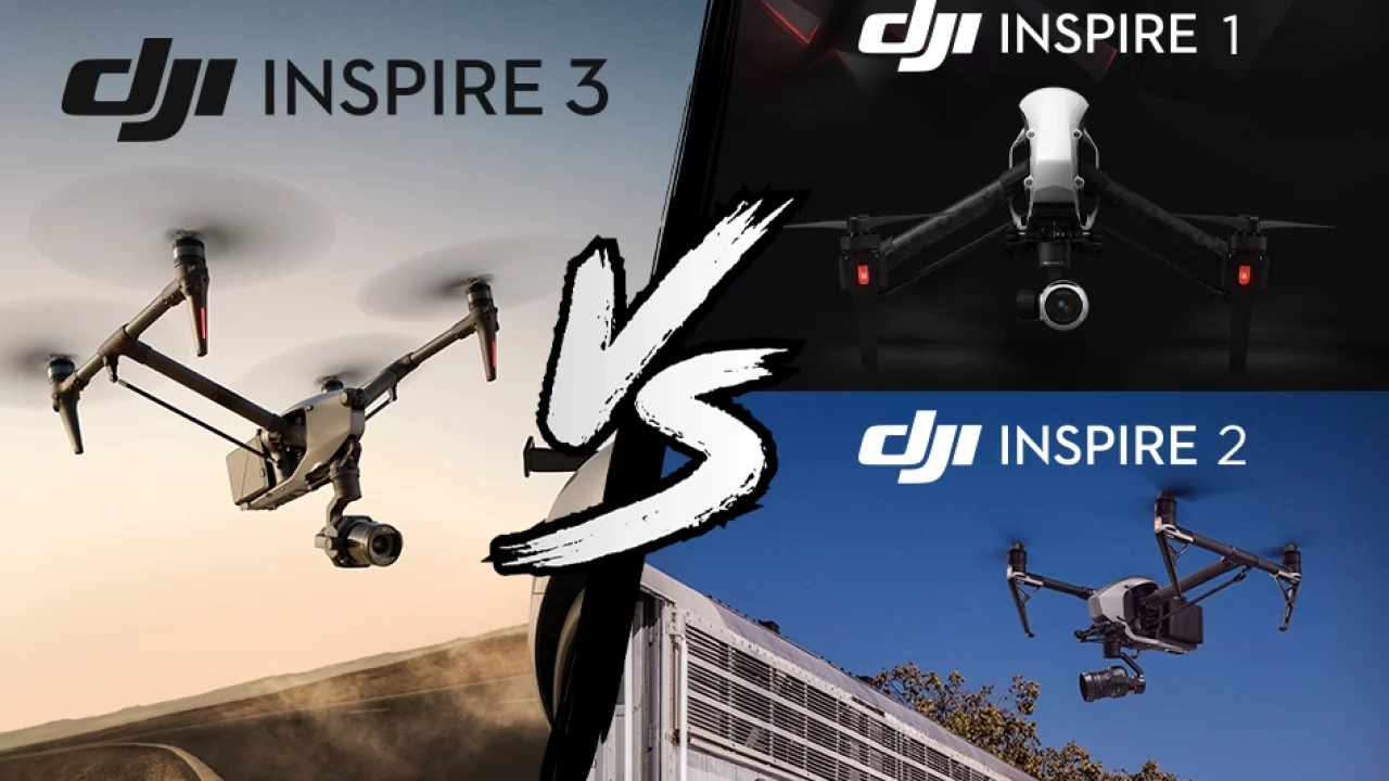 Comparaison des drones professionnels de la gamme Inspire
