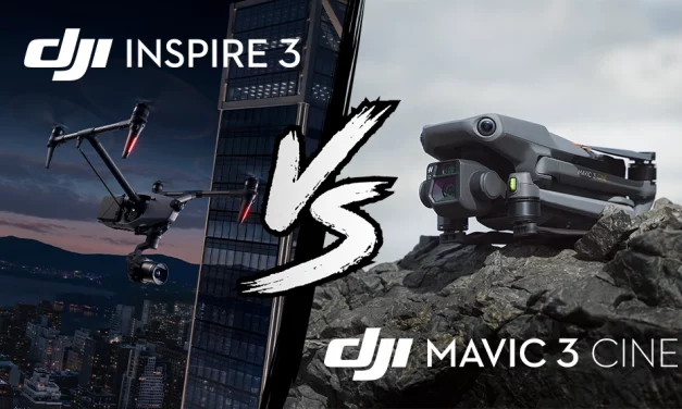 Comparatif technique DJI Inspire 3 et DJI Mavic 3 Cine
