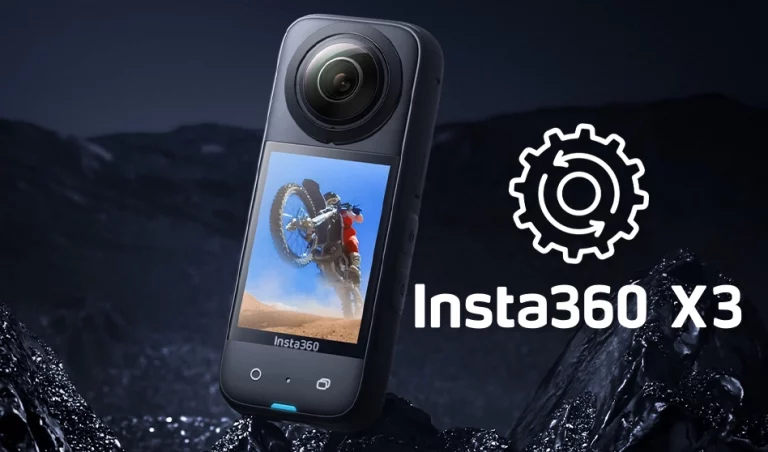 Mise à jour Insta360 ONE X3