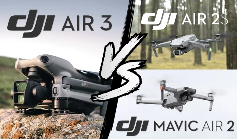 Comparatif DJI Air 3 / Air 2S / Mavic Air 2