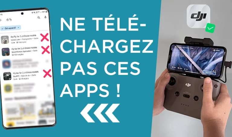 Applications qui imitent DJI