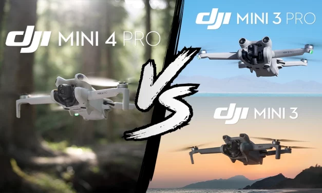 Comparatif technique DJI Mini 4 Pro, DJI Mini 3 Pro et DJI Mini 3