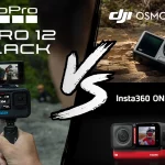 Comparatif technique GoPro Hero12 Black, DJI Osmo Action 4 et Insta360 ONE RS