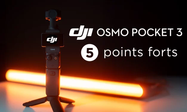 Les 5 points forts de la caméra DJI Osmo Pocket 3