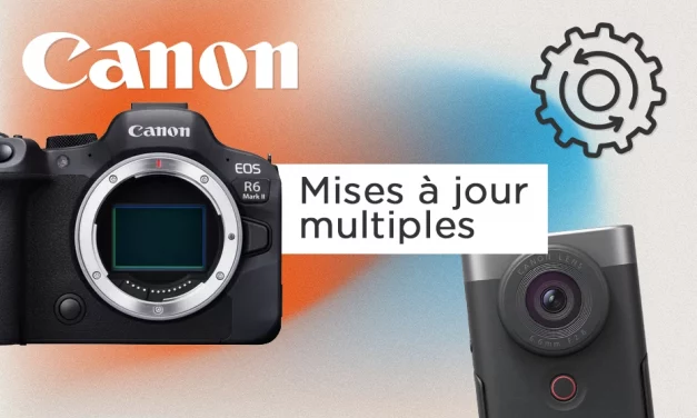 Mises à jour Canon : du nouveau pour la gamme EOS R et le PowerShot V10