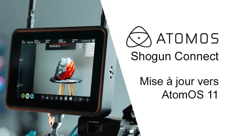 Nouvelle mise à jour pour le moniteur Atomos Shogun Connect